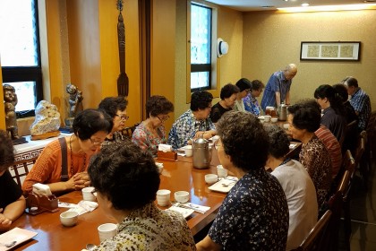 은퇴권사회 기도회, 식사