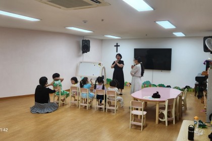 유아유치부실 예배장소 이전 및 환경가꾸기